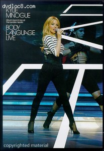 Kylie Minogue: Body Language Live Cover Kylie Minogue: Body Language Live Cover