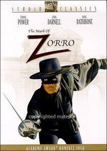 Mark Of Zorro, The Cover