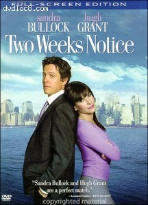 Two Weeks Notice (Fullscreen) Cover Two Weeks Notice (Fullscreen) Cover