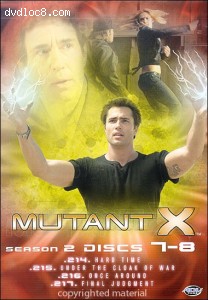 Mutant X - Season 2 - Disc 7 &amp; 8 Cover