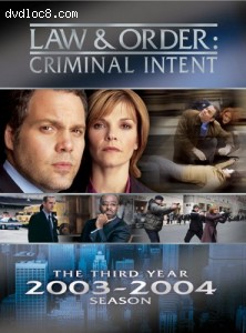 Law &amp; Order Criminal Intent - The Third Year (2003-04 Season) Cover