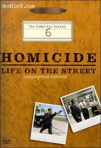 Homicide Life on the Street - The Complete Season 6 Cover