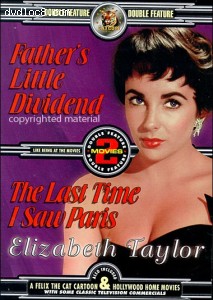 AMC Movies: Elizabeth Taylor - The Last Time I Saw Paris/Father's Little Dividend Cover