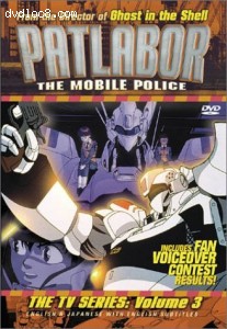 Patlabor: The Mobile Police - The TV Series: Vol. 3 Cover