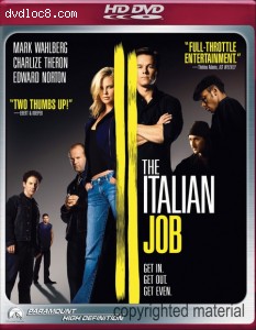 Italian Job   [HD DVD], The Cover