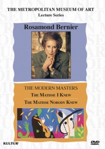 Metropolitan Museum of Art Lecture Series, The: Rosamond Bernier - The Matisse I Knew / The Matisse Nobody Knew Cover Metropolitan Museum of Art Lecture Series, The: Rosamond Bernier - The Matisse I Knew / The Matisse Nobody Knew Cover
