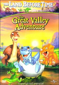 Great Valley Adventure- The Land Before Time II, The Cover