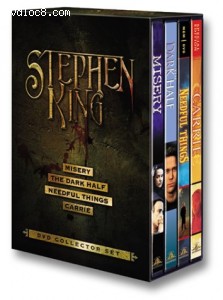 Stephen King DVD Collector Set (Misery / The Dark Half / Needful Things / Carrie) Cover