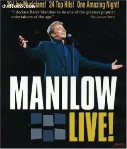 Manilow Live! [HD DVD] Cover