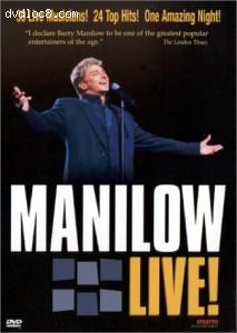 Barry Manilow - Manilow Live! - DTS Cover
