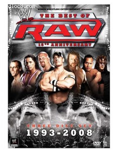 WWE: The Best of RAW 15th Anniversary Cover