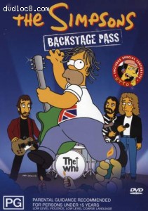 Simpsons, The-Backstage Pass Cover Simpsons, The-Backstage Pass Cover