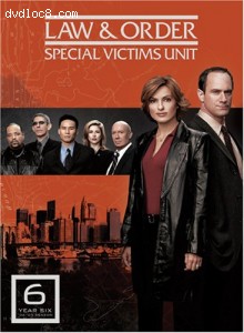 Law and Order: Special Victims Unit - The Sixth Year Cover