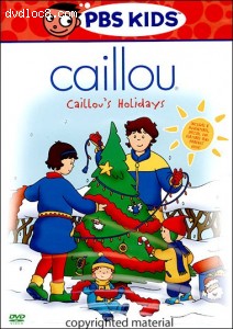 Caillou: Caillou's Holidays Cover Caillou: Caillou's Holidays Cover