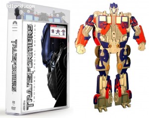 Transformers Two-Disc Special Edition (Target Exclusive Optimus Prime Transforming Packaging) Cover Transformers Two-Disc Special Edition (Target Exclusive Optimus Prime Transforming Packaging) Cover