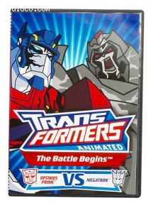 Transformers Animated - The Battle Begins Cover