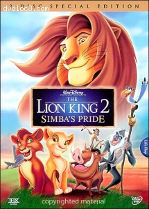 Lion King 2, The: Simba's Pride - 2 Disc Special Edition Cover
