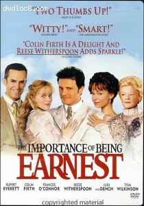 Importance Of Being Earnest, The Cover