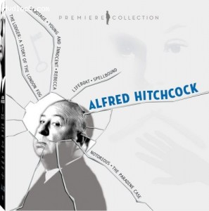 Alfred Hitchcock Premiere Collection (Lifeboat / Spellbound / Notorious / The Paradine Case / Sabotage / Young and Innocent / Rebecca / The Lodger) Cover Alfred Hitchcock Premiere Collection (Lifeboat / Spellbound / Notorious / The Paradine Case / Sabotage / Young and Innocent / Rebecca / The Lodger) Cover