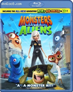 Monsters vs. Aliens [Blu-ray] Cover