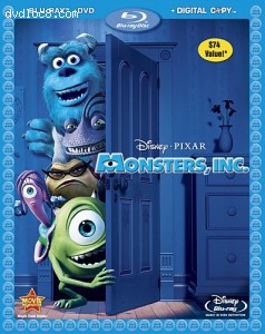 Monsters, Inc. (3-Disc Edition) [Blu-ray] Cover
