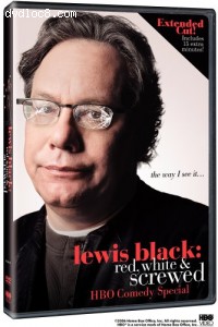 Lewis Black: Red, White & Screwed Cover Lewis Black: Red, White & Screwed Cover