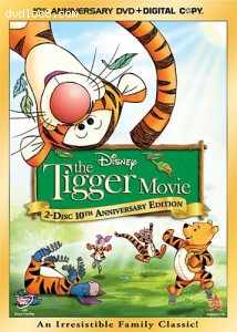 Tigger Movie, The 10th Anniversary DVD Cover Tigger Movie, The 10th Anniversary DVD Cover