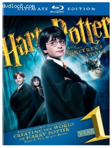 Harry Potter and the Sorcerer's Stone (Ultimate Edition) [Blu-ray] Cover