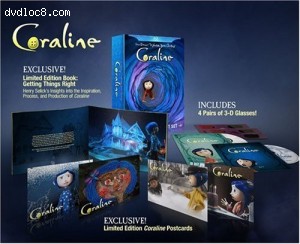 Coraline Gift Set (Collector's Edition) [Blu-ray]