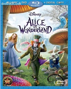 Alice in Wonderland - 3-Disc BD Combo Pack (BD+DVD+Digital Copy) [Blu-ray]