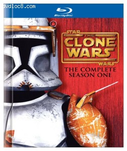 Star Wars The Clone Wars: The Complete Season One (TV Series) [Blu-ray] Cover
