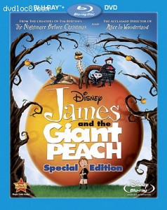 James and the Giant Peach (Two-Disc Special Edition Blu-ray/DVD Combo) [Blu-ray] Cover