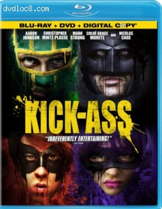 Kick-Ass (Two-Disc Blu-ray/DVD Combo Pack + Digital Copy) [blu-ray] Cover