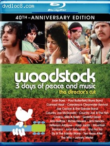 Woodstock: 3 Days of Peace and Music (40th Anniversary Edition) [Blu-ray] Cover