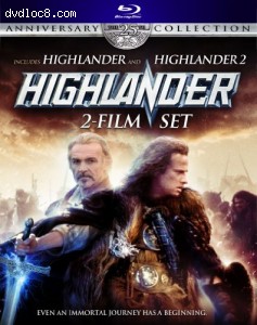 Highlander 2-Film Set (Highlander / Highlander 2) (Anniversary Collection) [Blu-ray] Cover