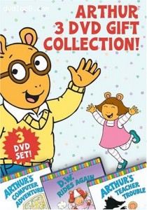 Arthur 3 DVD Gift Collection (Arthur's Teacher Trouble/Arthur's Computer Adventure/D.W. Rides Again) Cover