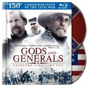 Gods and Generals : Extended Director's Cut (Blu-ray Book Packaging) Cover