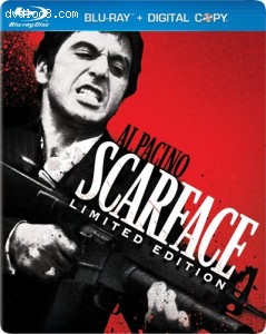 Scarface Limited Edition Steelbook [Blu-ray + Digital Copy] Cover