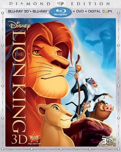 Lion King (Four-Disc Diamond Edition Blu-ray 3D / Blu-ray / DVD / Digital Copy), The Cover