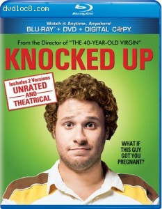 Knocked Up (Unrated and Theatrical Versions) [Blu-ray/DVD Combo + Digital Copy] Cover