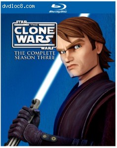 Star Wars: The Clone Wars: The Complete Season Three [Blu-ray] Cover