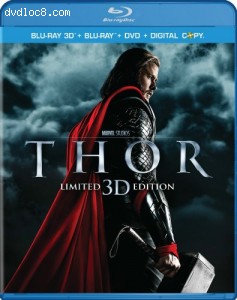 Thor (Three-Disc Combo: Blu-ray 3D / Blu-ray / DVD / Digital Copy) Cover