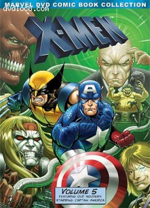 Marvel DVD Comic Book Collection: Xmen Volume Five Cover