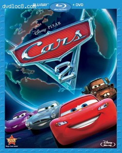 Cars 2 (Two-Disc Blu-ray / DVD Combo in Blu-ray Packaging) Cover