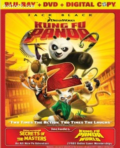 Kung Fu Panda 2 / Secrets of the Masters (Two-Disc Blu-ray/DVD Combo + Digital Copy) Cover