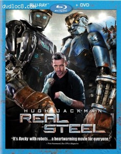 Real Steel (Two-Disc Blu-ray/DVD Combo) Cover Real Steel (Two-Disc Blu-ray/DVD Combo) Cover