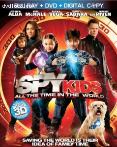 Spy Kids 4: All The Time In The World (Three-Disc 3D Blu-ray / Blu-ray / DVD Combo + Digital Copy) Cover