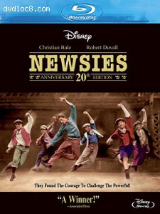 Newsies: 20th Anniversary Edition [Blu-ray] Cover