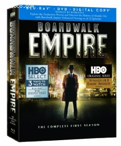 Boardwalk Empire: Complete First Season (Blu-ray/DVD Combo + Digital Copy) Cover