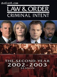 Law &amp; Order Criminal Intent - The Second Year Cover